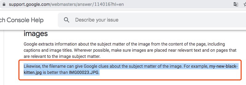 image seo